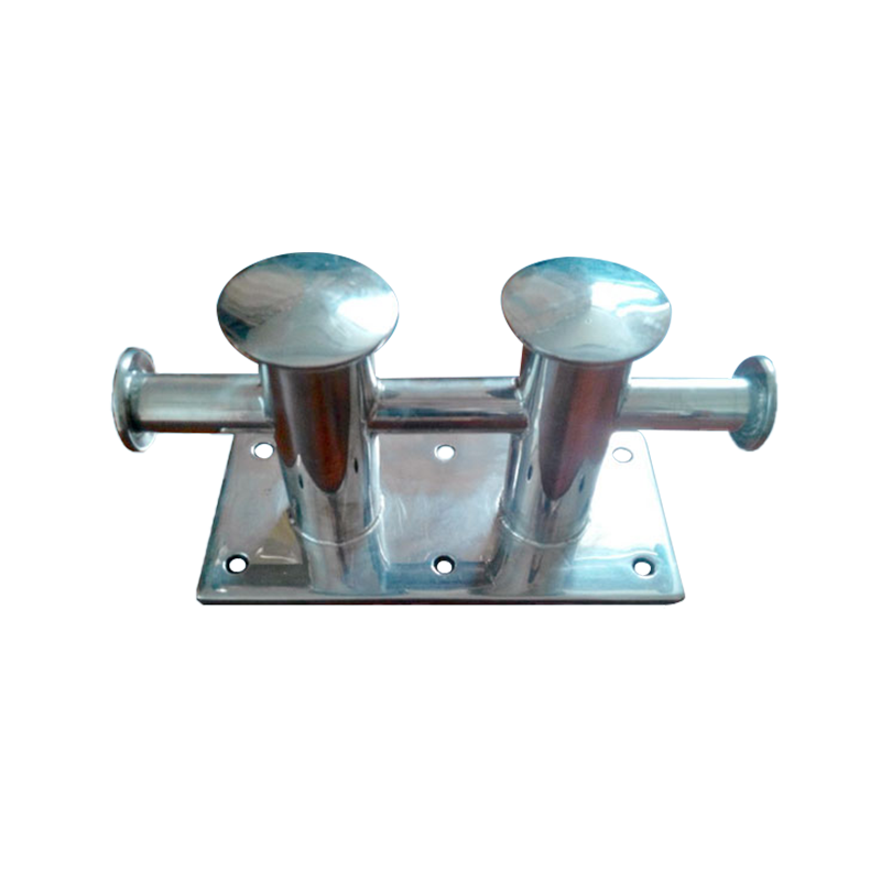 Hindi kinakalawang na Steel Cross Bollard Double